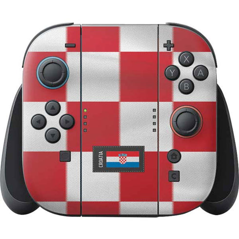 Croatia Soccer Flag Nintendo Switch 2 (2025) Joy-Con Controller Skin
